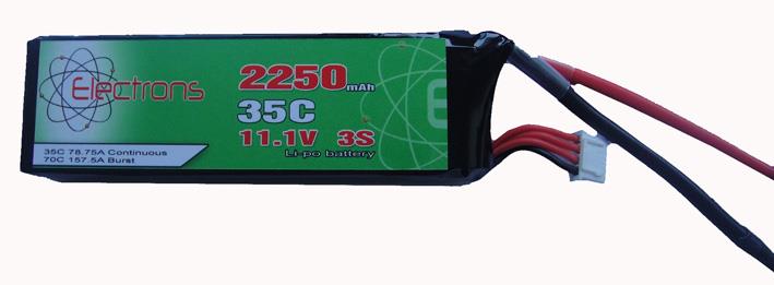 Accu LiPo Electron-35C, 3S (11,1V) 2250mAh