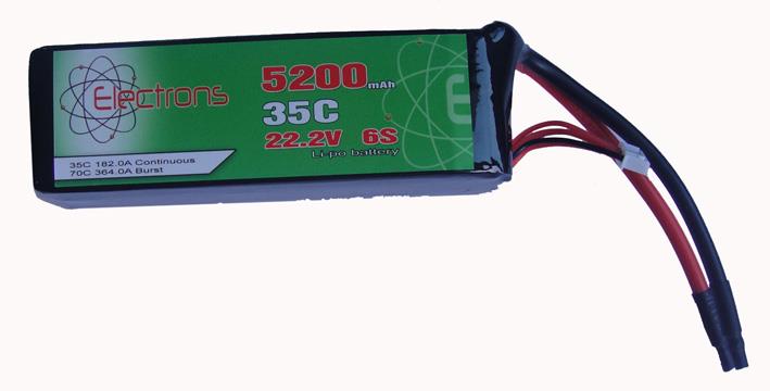 Accu LiPo Electron-35C, 6S (22.2V) 5200mAh