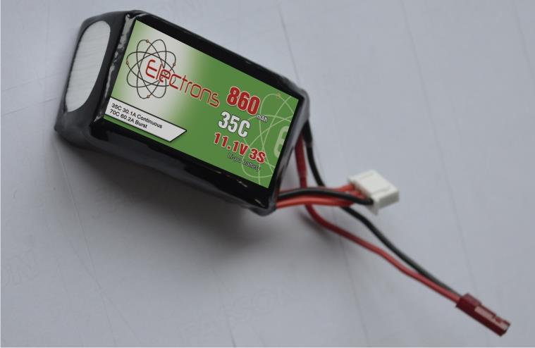 Accu LiPo Electron-35C, 3S (11,1V) 860mAh